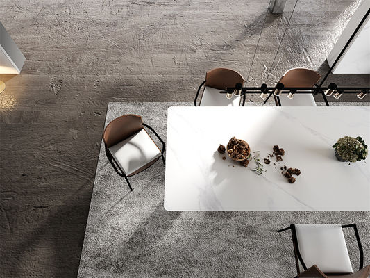 1420x2700mm Weiße Sintersteinplatte für Innenfußboden