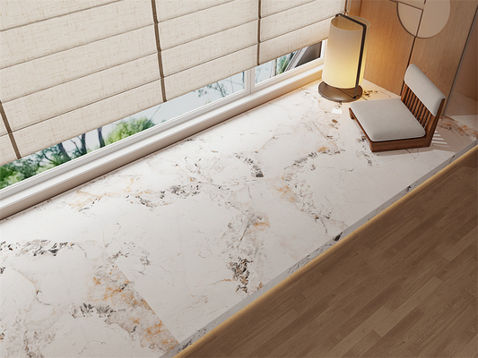 Polsterte gelbe Sintersteinplatte 1600x3200mm Innenfußboden