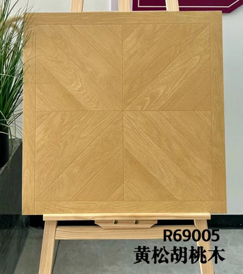 Braune 600x600mm antibakterielle Bodenfliesen und Holzkeramikfliesen für das Balkondesign