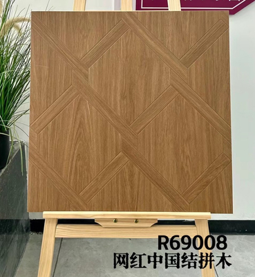 Braune 60x60cm Keramikfliesen aus Holz und Bodenfliesen für Schlafzimmer