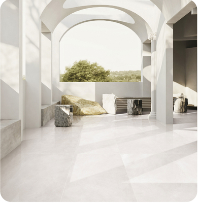 Beige 60x120cm feuchtigkeitsfeste Innenfußboden Baby Gesicht Glas Porzellanfliesen für Schlafzimmer und Balkon