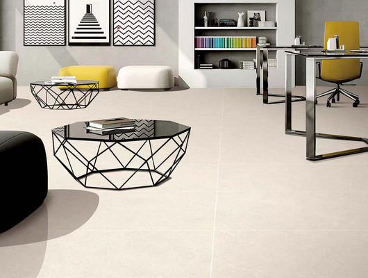 Beige 600x1200mm Weichglaswand Porzellanfliesen für Schlafzimmer W.A. 0,5%