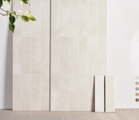 Beige 400x800mm umweltfreundliche Fliesen und Baby-Gesicht glasierte keramische Wandfliesen für Schlafzimmer und Wohnzimmer