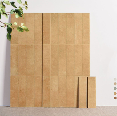 Rutschfeste Innenfliesen und texturisierte keramische Wandfliesen für Wohnzimmer 400x800 mm hellbraun