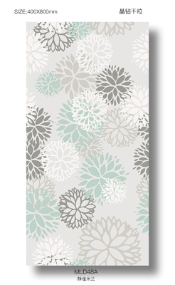 AAA-Klasse 400x800mm Glas-Porzellan-Wandfliesen für Küchen
