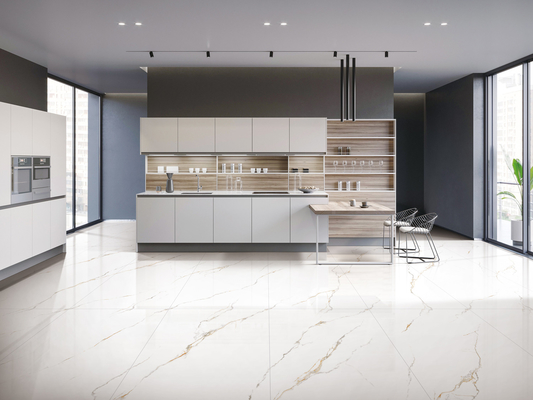 Carrara Weich verglaste 600x1200mm Dekoration Porzellanfliesen für Innenwände