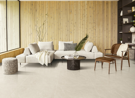 Hellgelbe, glasierte Porzellan-Wandfliesen 60x120cm, AAA-Qualität