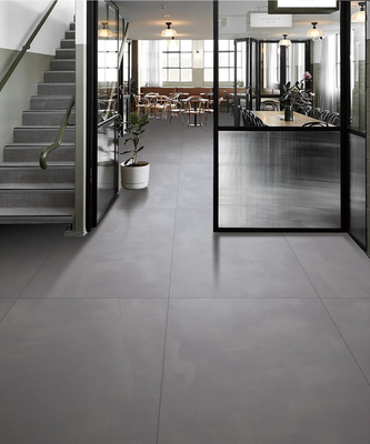 Rutschfeste, glasierte Porzellanbodenfliesen 600x1200mm Grau AAA-Qualität
