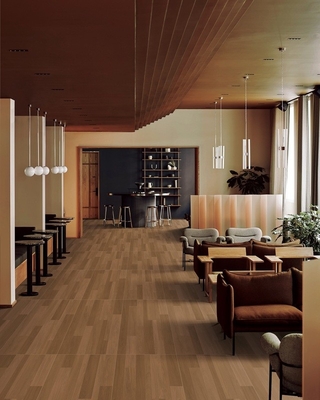 Wasserdichte 600x1200mm Holz aussehen Porzellanfliesen und Außenfußboden textured Fliesen für Hotel
