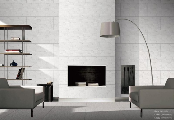 Graue Hintergrundfliesen und Außenwand 30x60cm Porzellantäfel für Haus
