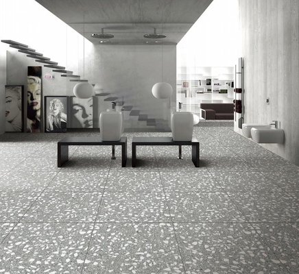 Nicht verblassende Fliesen und Innenwand 600x600mm Graue Vollkörper Porzellanfliesen für Duschdesign