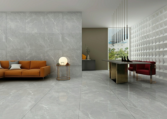 900x1800mm Graue, polierte, glasierte Porzellanfliese 0,5% W.A.