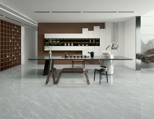 Nicht verblasst, rutschfester Boden 900x1800x9mm Porzellan verglasterte polierte Fliesen für Restaurant und Dekor