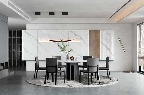 Carrara Weiß 900x1800x9mm Poliertes Porzellan Verglaserte Fliesen Innenfußboden und Wand Fußboden für Wohnzimmer