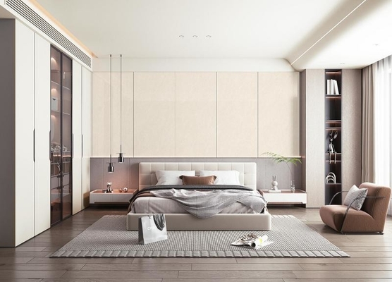 Beige Anti-Rutsch Stunning Innenwand und Boden Verglasung poliertes Porzellan Fliesen Für Bad