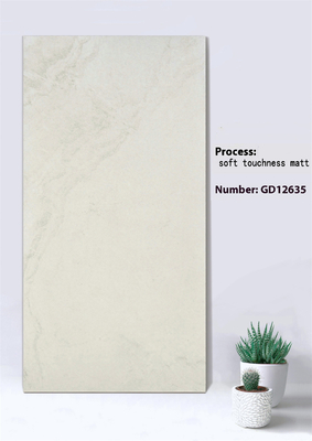 Nicht rutschfähige Beige und Grau 600x1200mm Weichheit Berührbarkeit Matt Außenvorhang Wand Dicke Fliese Für Park