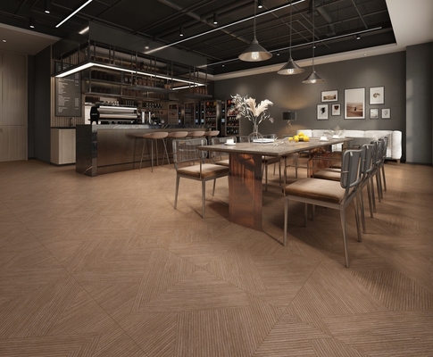 AAA-Qualität, braune Holzoptik-Porzellanfliesen 600x1200mm