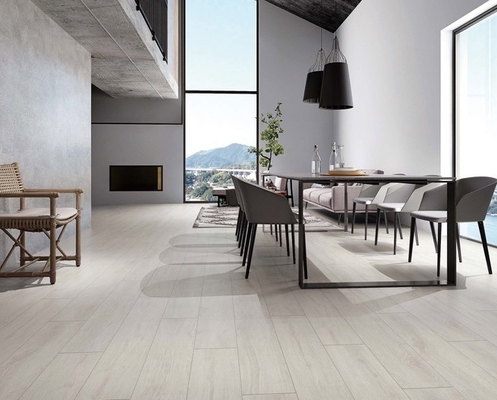 Grau und Beige 200x1000mm Holz Porzellan Streifen für Bad und Projekt Antibakterielle Innenfußbodenstreifen