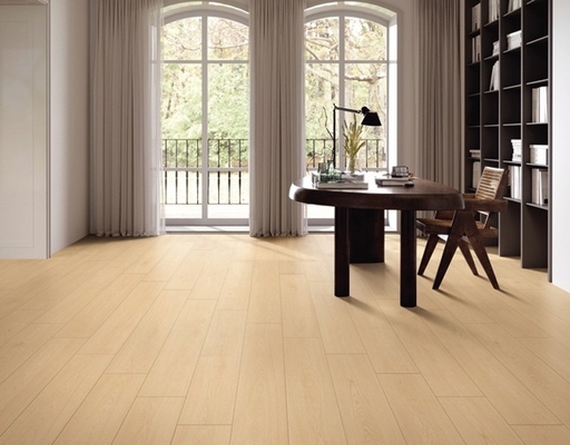 200x1000mm Braun und Gelb Langlebige Holzporzellanstreifen für Büro Umweltfreundliche Innenräume Bodenstreifen Balkon