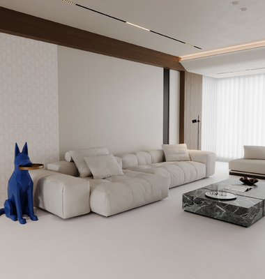 Beige Gelb 600x1200mm Matte Verglaserte Porzellanfliesen Für Balkon Und Verschleißbeständige Fußbodenfliesen Für Küche