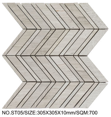 Güteklasse AAA und Feuerfest 305x305mm Schwimmbadmosaik für Wohnzimmer