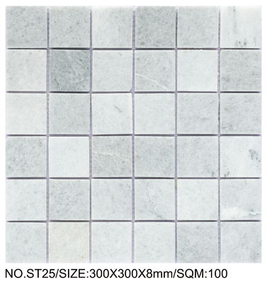 Feuerrot Quadrat 300x300mm Natursteinmosaik für Esszimmer und Wohnzimmer