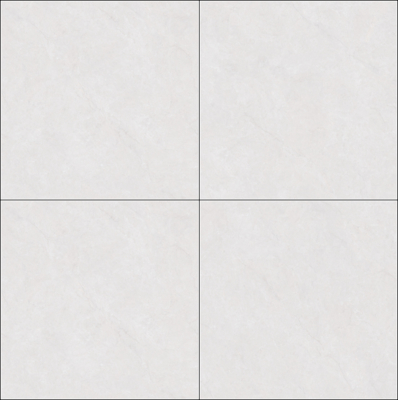 Nicht verblasst Leichtgrauer Marmor 800x800mm Polsterglas Porzellanfliesen für Hotel und Büro Verschleißfest