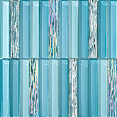 Firebrick 300x300mm Blauglasmosaiken für Hotel und Wohnzimmer