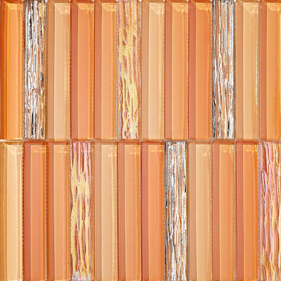 Fleckenresistente braune 300x300mm Glasmosaike für Renovierung und Esszimmer