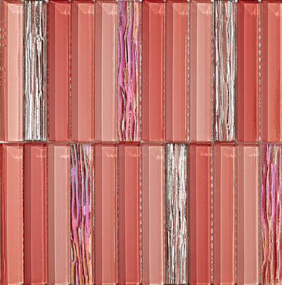 Verschleißfeste und schmutzabweisende Wand-Glasmosaike 300x300mm für Wohnzimmer und Schlafzimmer