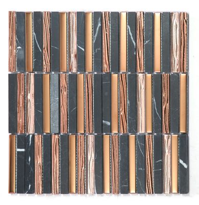 Langlebige 282x294mm Innenwand-Natursteinmosaike für Büro und Wohnzimmer