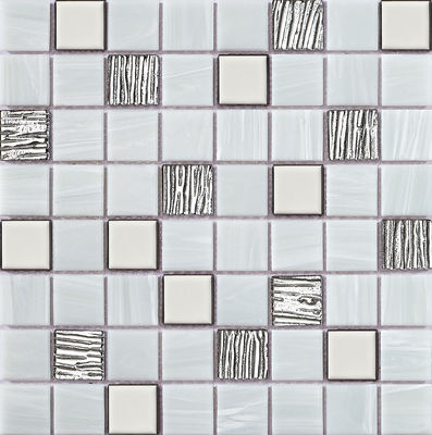 304x304mm Innenwand-Glas-Schwimmbadmosaike für Dekoration und Projekt