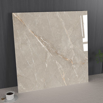 Graue, haltbare 1mx1m Innenfußbodenpolierte Glasporzellanfliesen für das Hotel