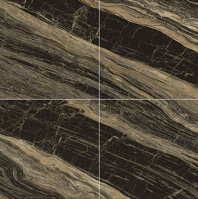 Wasserdicht Dunkelgrau 1000x1000mm Innenfußboden Polierte Luxussteinfliesen zur Dekoration 3 Stile