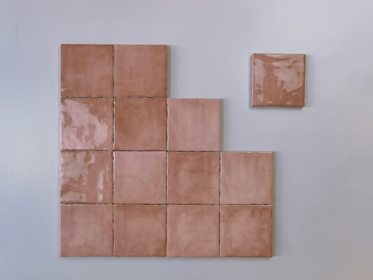 Blaue, verschleißfeste 10x10cm Keramik-Wandfliesen für Küche und Bad