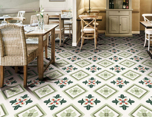 GRAD AAA-marokkanisches dekoratives Innenporzellan deckt 20x20cm keramisches Matt Finish mit Ziegeln