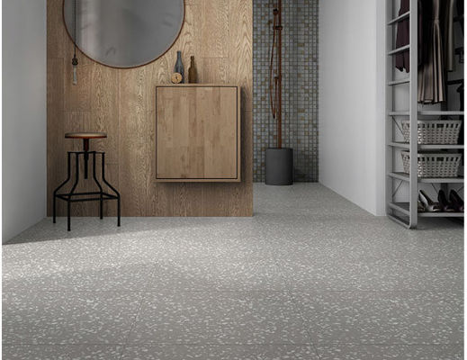 Starker voller Körper 1152SQM 9.7mm, den Porzellan Lappto-Terrazzo polierte mit Ziegeln deckt halb, glasiert