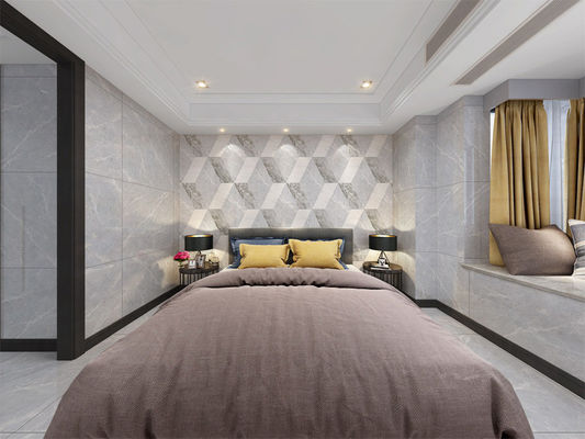 PRIMERA 0,0005 W.A Bathroom Porcelain Floor deckt 80x80cm Gray Polished mit Ziegeln