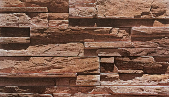 Leichte Umhüllung kultivierte Steinbacksteinmauer-Dekoration 500SQM