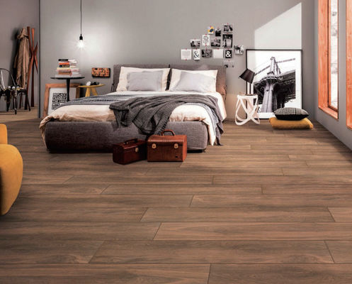 Dunkelbraune Holzporzellanfliesen 200x1200mm AAA-Qualität