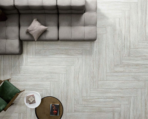 hölzernes Porzellan 6x36“ Wenge deckt Gray Brown 200x1200mm mit Ziegeln