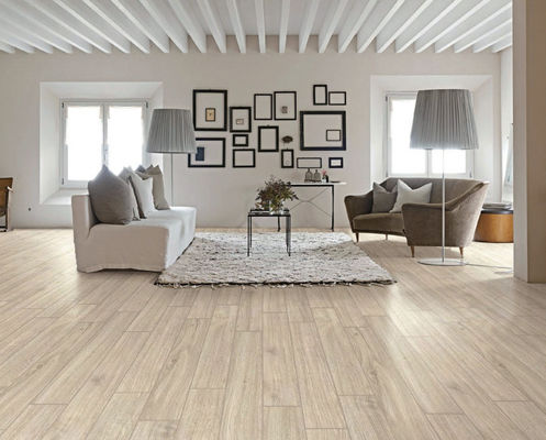 20x120cm 0,0005 W.A Porcelain Wooden Tile Grey For Living Room 9.5mm