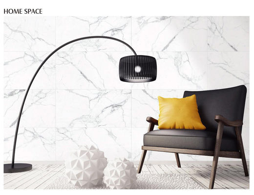 Deckt volles Körper-Porzellan Grad AAA 60x120cm Carrara weißes Marmor-1cm mit Ziegeln