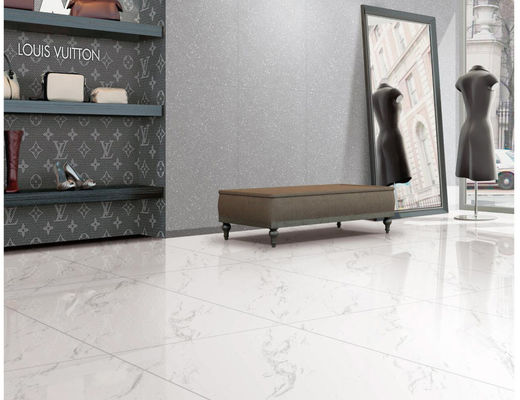 Körper-Porzellan-Fliesen-Boden Carrara weißes Matt Marble 9.8mm Stärke-600x600mm voller