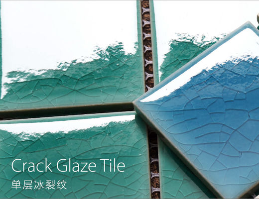 Swimmingpool-Mosaik-Fliesen 0.77kg 303x303mm knacken glasig-glänzenden dekorativen Alkali-Beweis