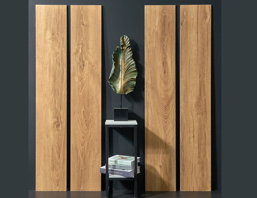 Porzellan-Fliesen-weiße 4 PC W.A 0,05 hölzerne Prozent-25x150cm/Kasten