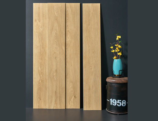 Breiten-hölzernes Porzellan SGS 250mm deckt beige Creme für Raum-Dekoration 0.95cm mit Ziegeln