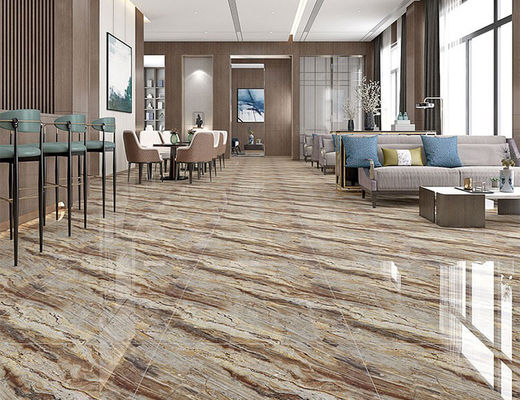 Goldene Linie Vitrified Polierfliese, 800x800mm 0,5 trunksüchtiger Rate Marmor glasig-glänzende Fliese
