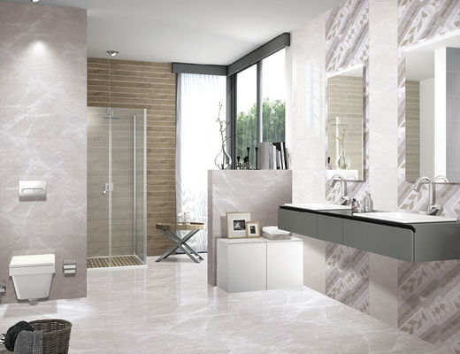0,1 W.A Contemporary Residential Building, 9mm Badezimmer-keramische Wand deckt 30x60cm mit Ziegeln