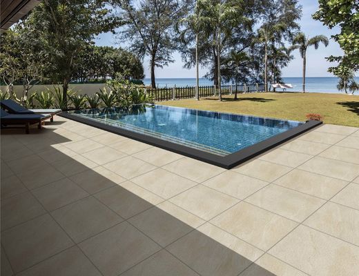 Portugal Beige Schiebefeste Porzellan-Poolfliesen 300x600mm